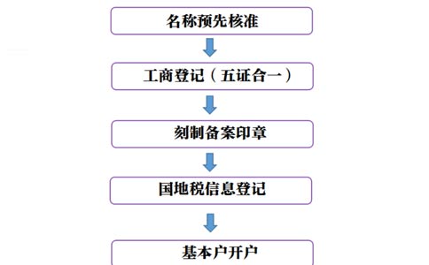 河南自贸区网上核名后设​立公司流程